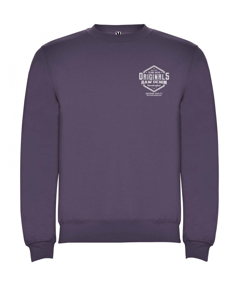 Textiles mode - Pull ras du cou Clasica unisexe | PRINTECOM