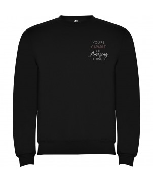 Textiles mode - Pull ras du cou Clasica unisexe | PRINTECOM