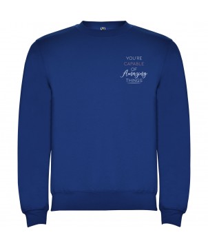 Textiles mode - Pull ras du cou Clasica unisexe | PRINTECOM