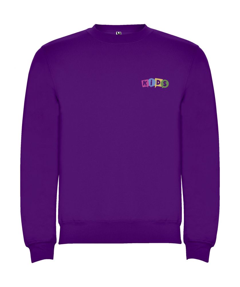 Pull enfant personnalisé col rond Clasica Textiles mode publicitaire