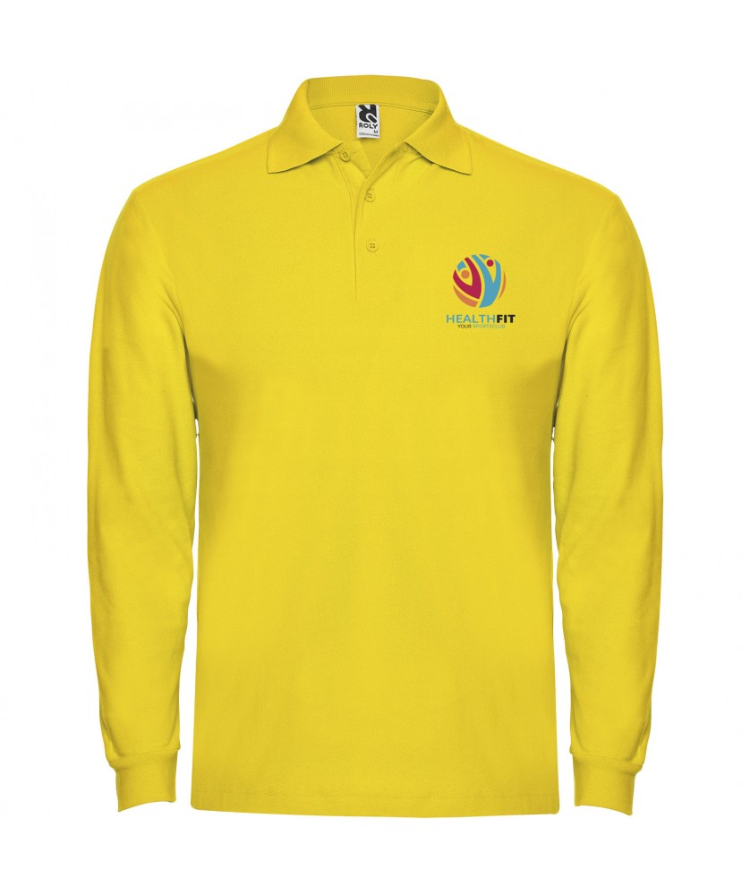 Textiles mode - Polo Estrella à manches longues pour homme | PRINTECOM