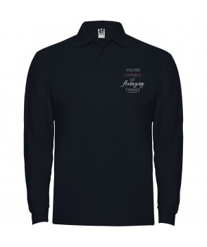 Textiles mode - Polo Estrella à manches longues pour homme | PRINTECOM