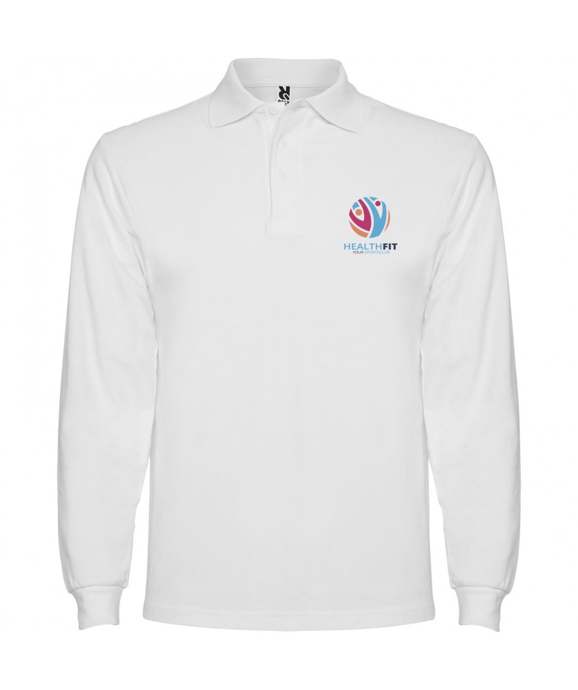 Textiles mode - Polo Estrella à manches longues pour homme | PRINTECOM