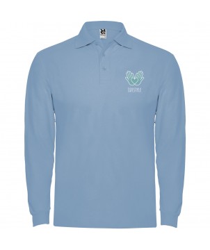 Textiles mode - Polo Estrella à manches longues pour homme | PRINTECOM