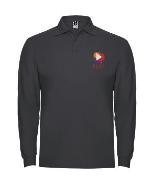 Polo homme personnalisé manches longues Estrella Textiles mode publicitaire