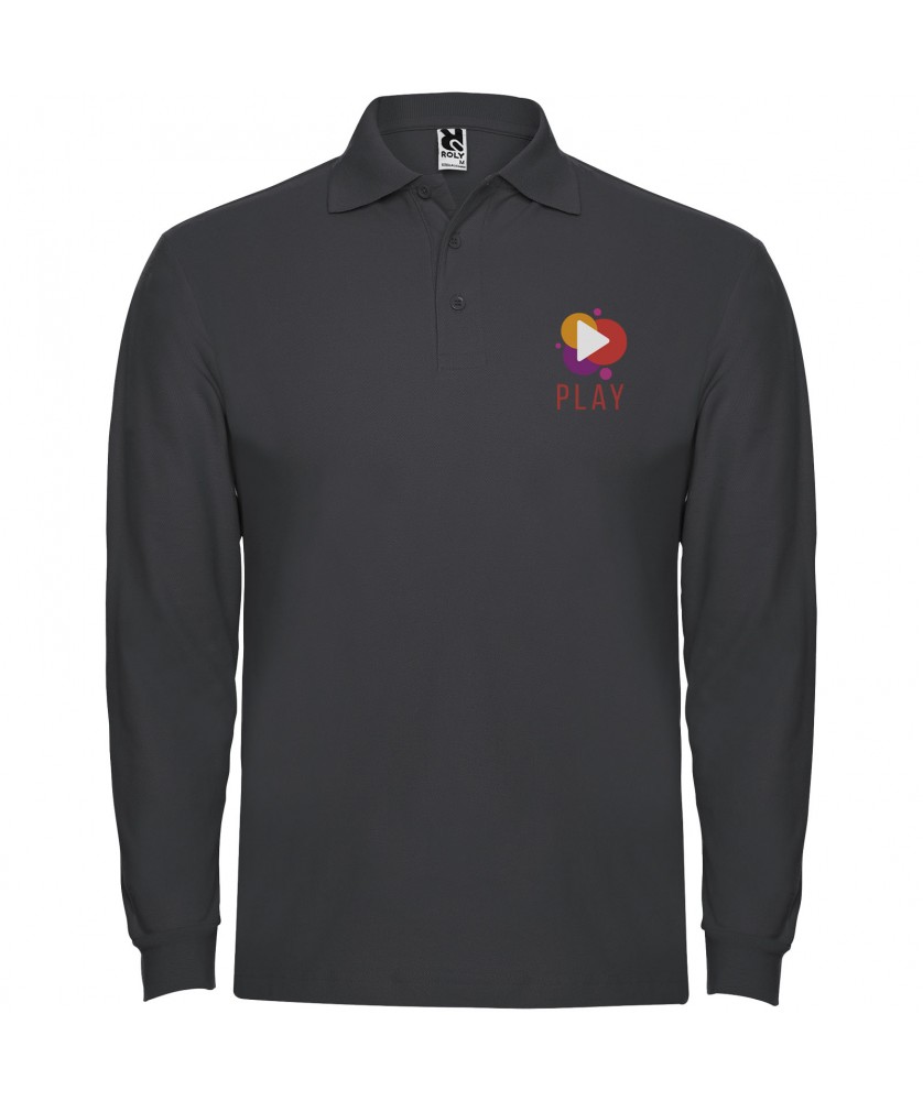Textiles mode - Polo Estrella à manches longues pour homme | PRINTECOM