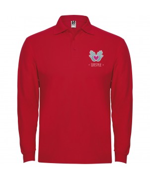 Textiles mode - Polo Estrella à manches longues pour homme | PRINTECOM