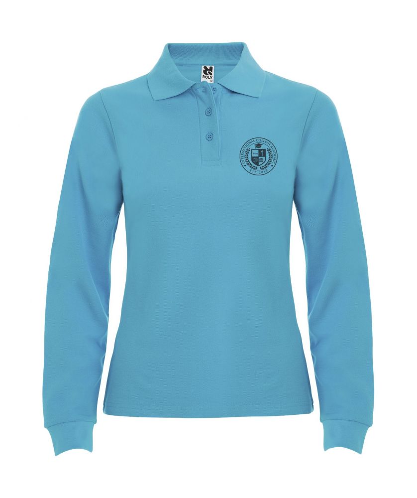 Polo femme personnalisé manches longues Estrella