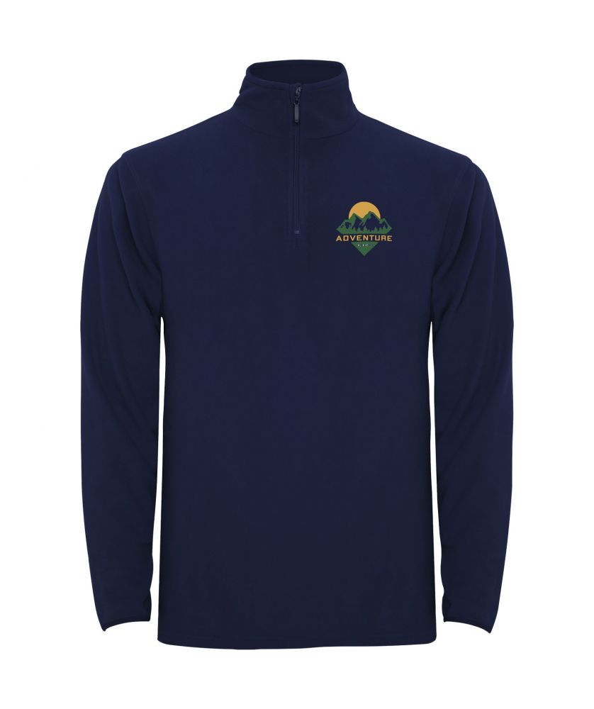 Veste micropolaire homme personnalisée quart de zip Himalaya Textiles mode publicitaire