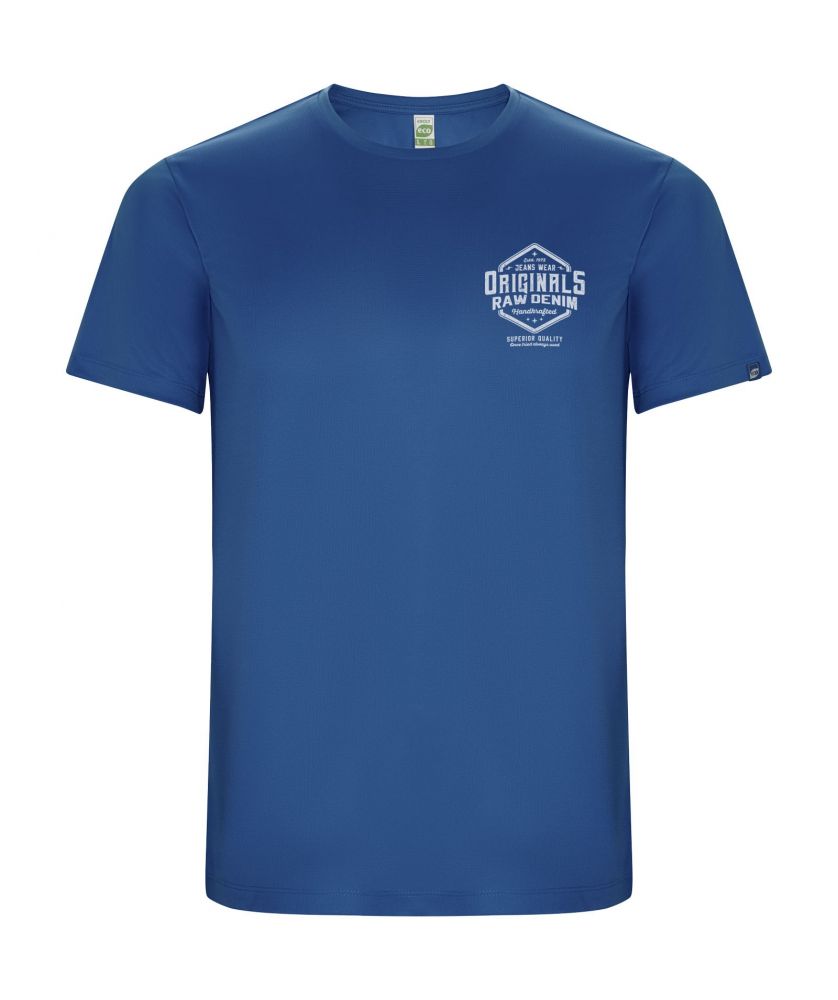 T-shirt sport homme personnalisé polyester recyclé Imola