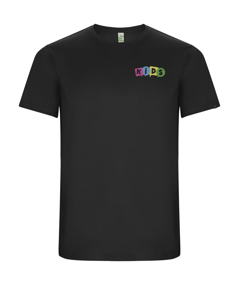 T-shirt sport enfant personnalisé polyester recyclé Imola