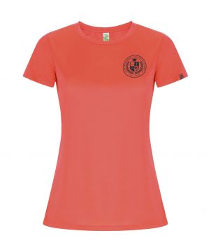 T-shirt sport femme personnalisé polyester recyclé Imola