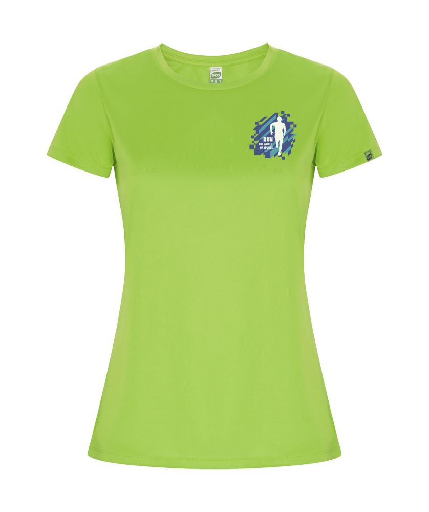 T-shirt sport femme personnalisé polyester recyclé Imola T-Shirts publicitaire