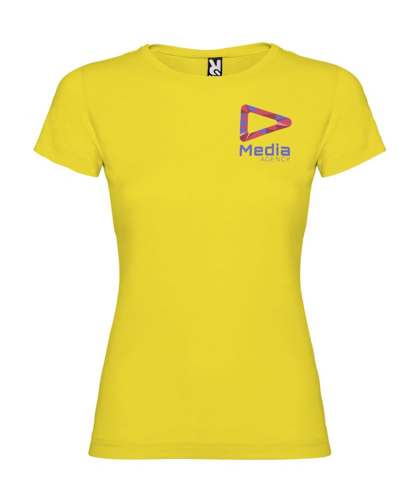 T-shirt femme personnalisé ajusté Jamaica T-Shirts publicitaire