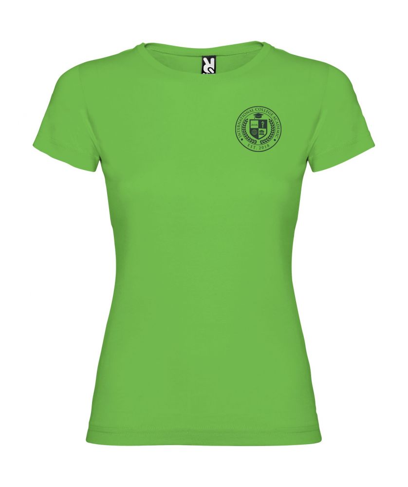 T-shirt femme personnalisé ajusté Jamaica T-Shirts publicitaire