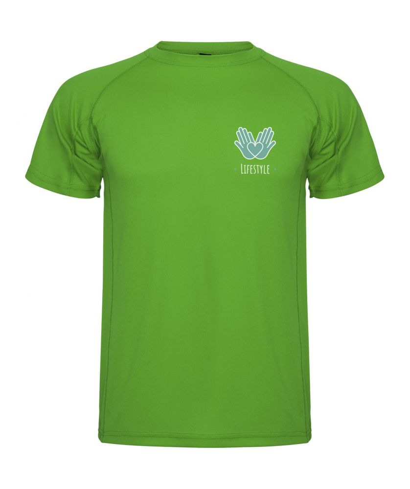 T-shirt sport homme personnalisé maille piquée Montecarlo