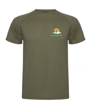 T-shirt sport homme personnalisé maille piquée Montecarlo