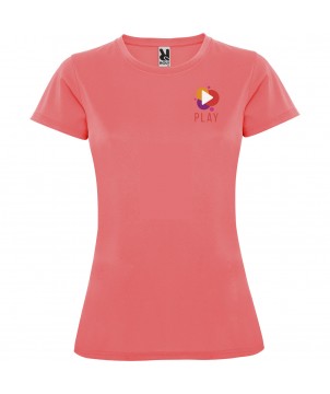 T-Shirts - T-shirt sport Montecarlo à manches courtes pour femme | PRINTECOM
