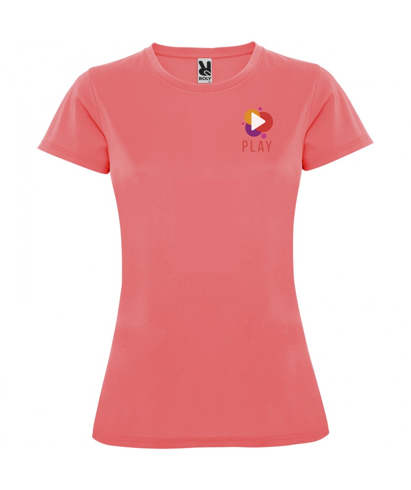 T-Shirts - T-shirt sport Montecarlo à manches courtes pour femme | PRINTECOM