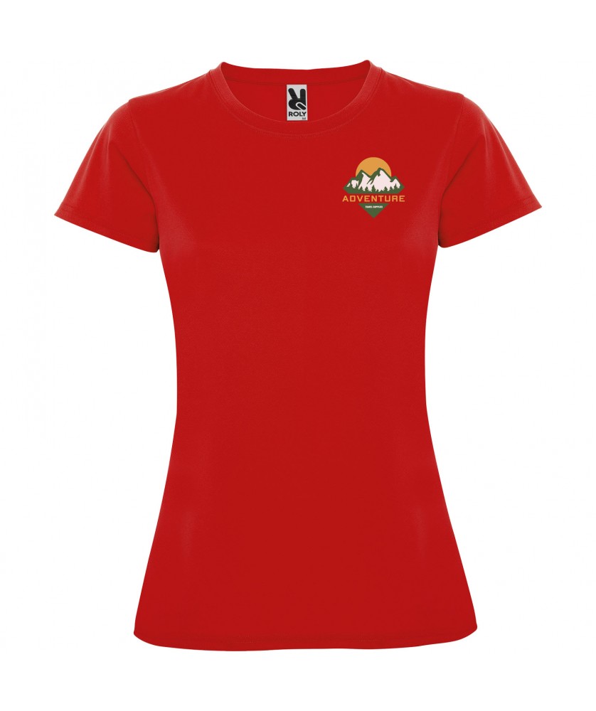 T-Shirts - T-shirt sport Montecarlo à manches courtes pour femme | PRINTECOM
