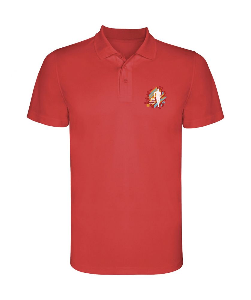 Polo sport homme personnalisé technique Monzha Textiles mode publicitaire