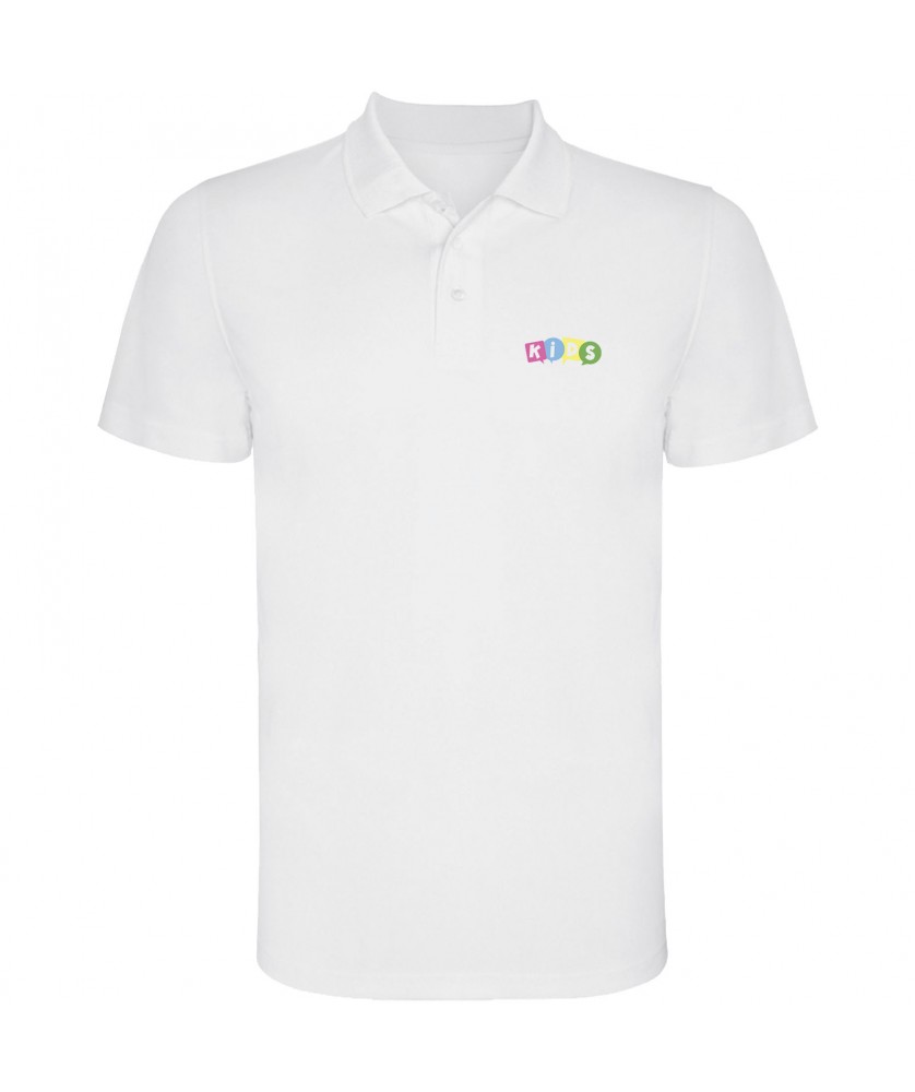 Textiles mode - Polo sport Monzha à manches courtes pour enfant | PRINTECOM