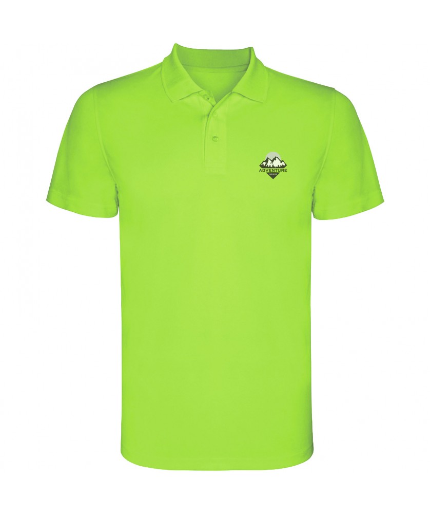 Textiles mode - Polo sport Monzha à manches courtes pour enfant | PRINTECOM
