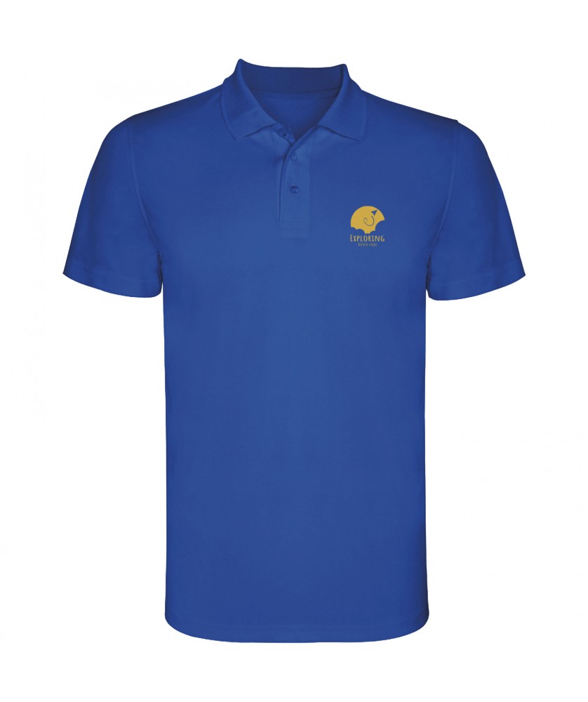 Textiles mode - Polo sport Monzha à manches courtes pour enfant | PRINTECOM