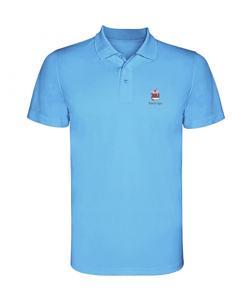 Textiles mode - Polo sport Monzha à manches courtes pour enfant | PRINTECOM