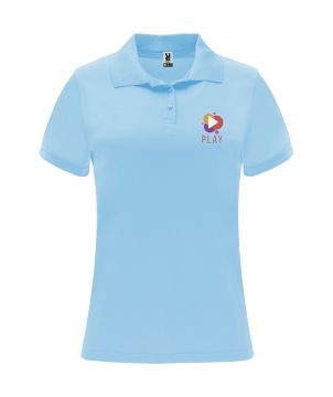 Polo sport femme personnalisé technique Monzha Textiles mode publicitaire