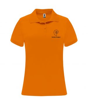 Polo sport femme personnalisé technique Monzha Textiles mode publicitaire