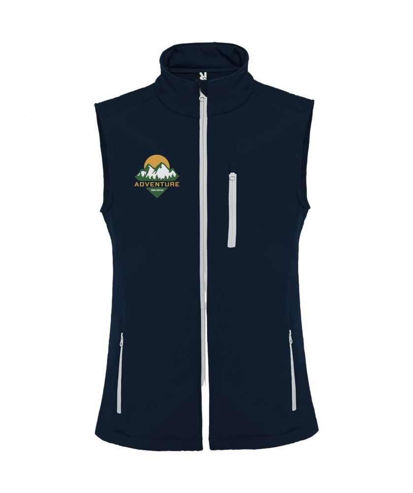 Gilet softshell unisexe personnalisé Nevada Textiles mode publicitaire