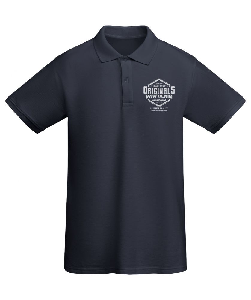 Polo homme personnalisé coton bio Prince Textiles mode publicitaire