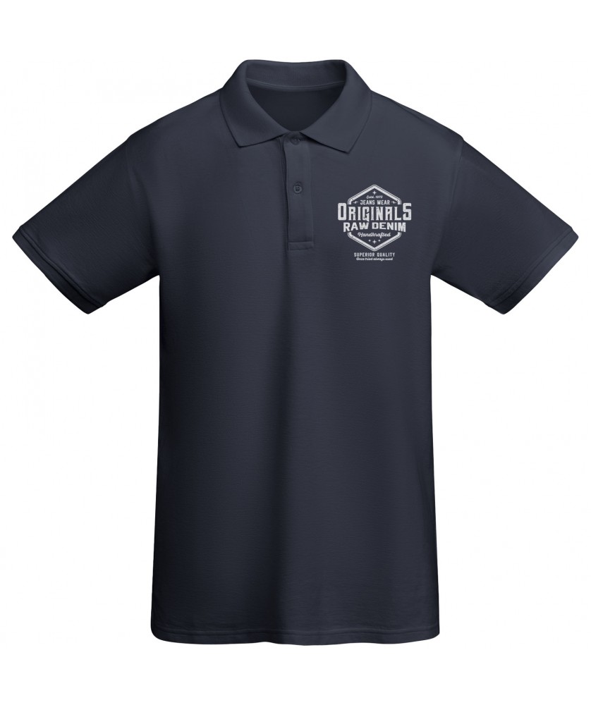 Textiles mode - Polo Prince en coton organique à manches courtes pour homme | PRINTECOM