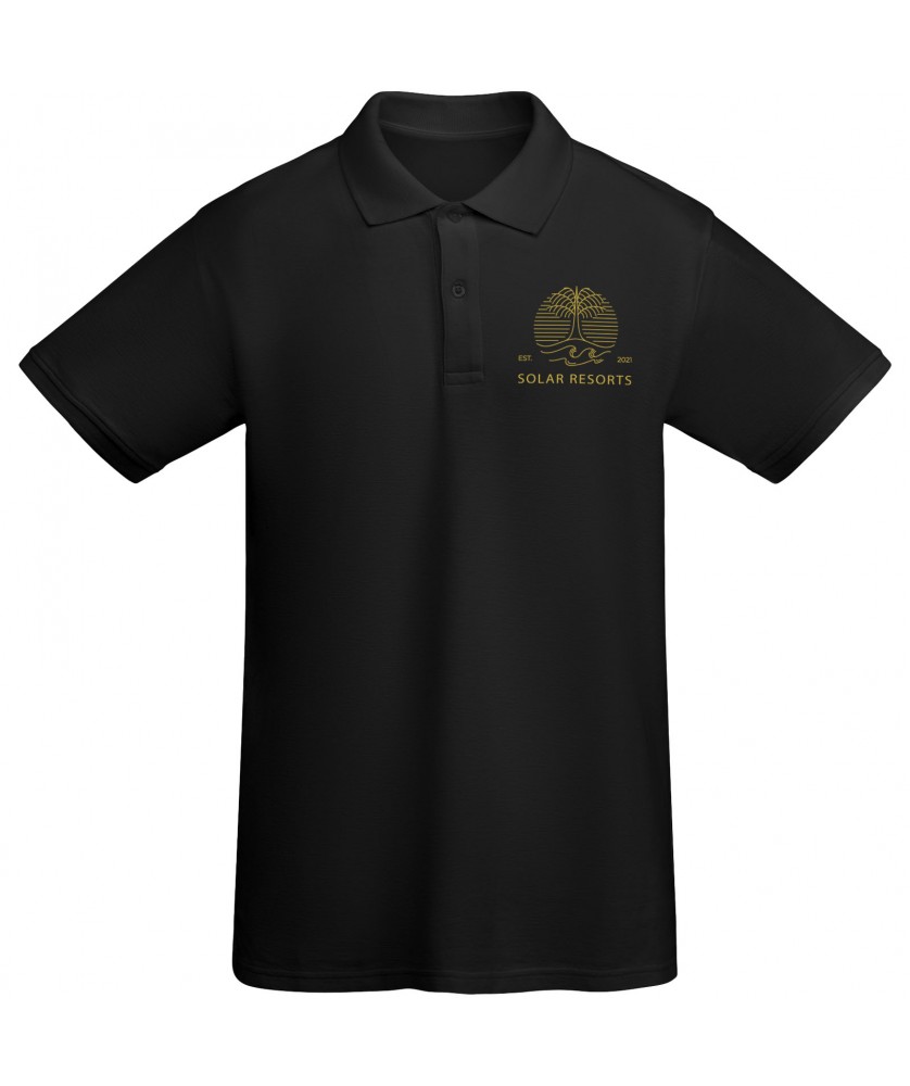 Textiles mode - Polo Prince en coton organique à manches courtes pour homme | PRINTECOM