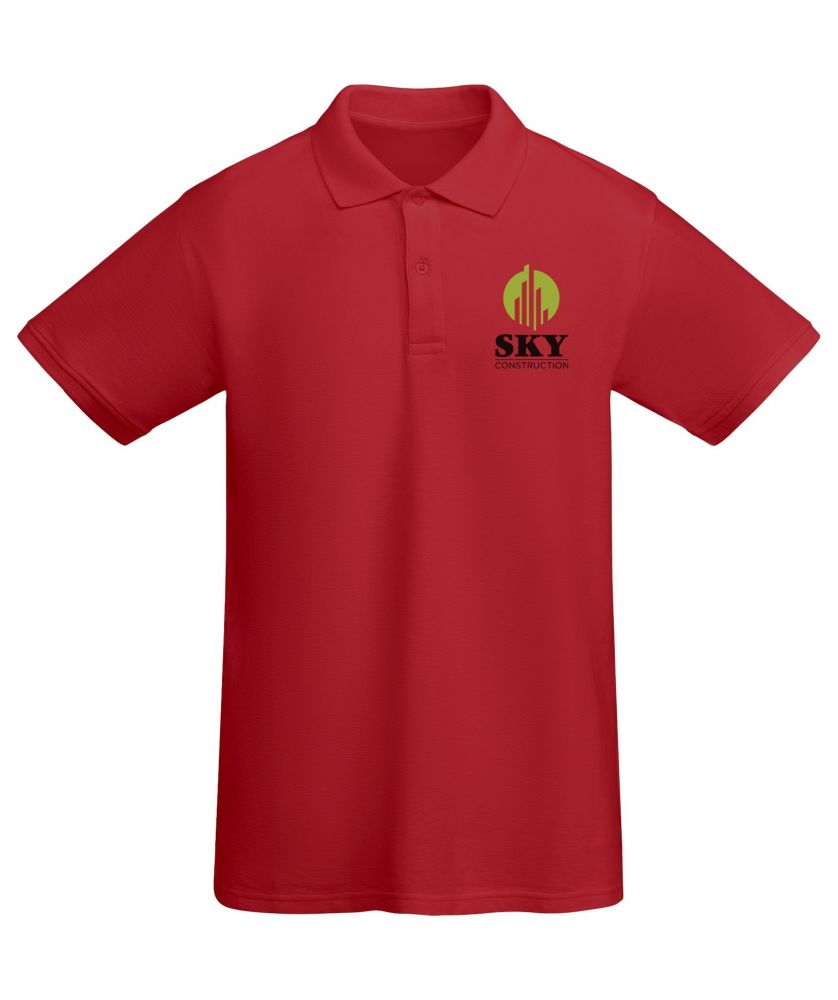 Polo homme personnalisé coton bio Prince Textiles mode publicitaire