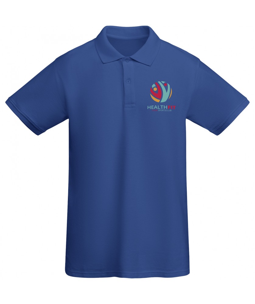 Textiles mode - Polo Prince en coton organique à manches courtes pour homme | PRINTECOM