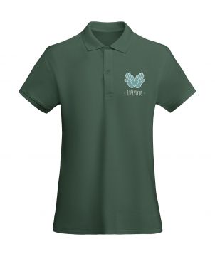 Polo femme personnalisé coton bio Prince Textiles mode publicitaire