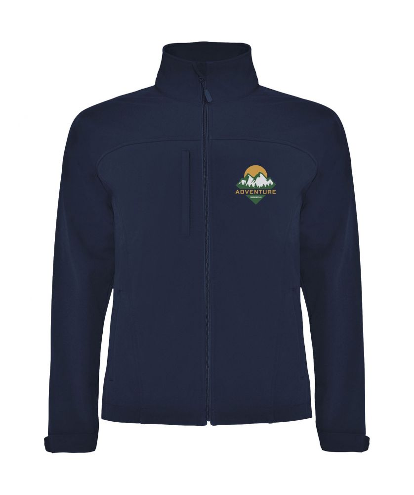 Veste softshell unisexe personnalisée Rudolph Textiles mode publicitaire