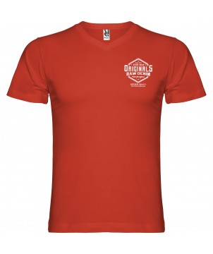T-Shirts - T-shirt Samoyedo à col en V et manches courtes pour homme | PRINTECOM