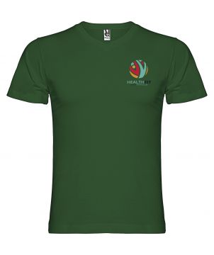 T-shirt homme personnalisé col V Samoyedo T-Shirts publicitaire