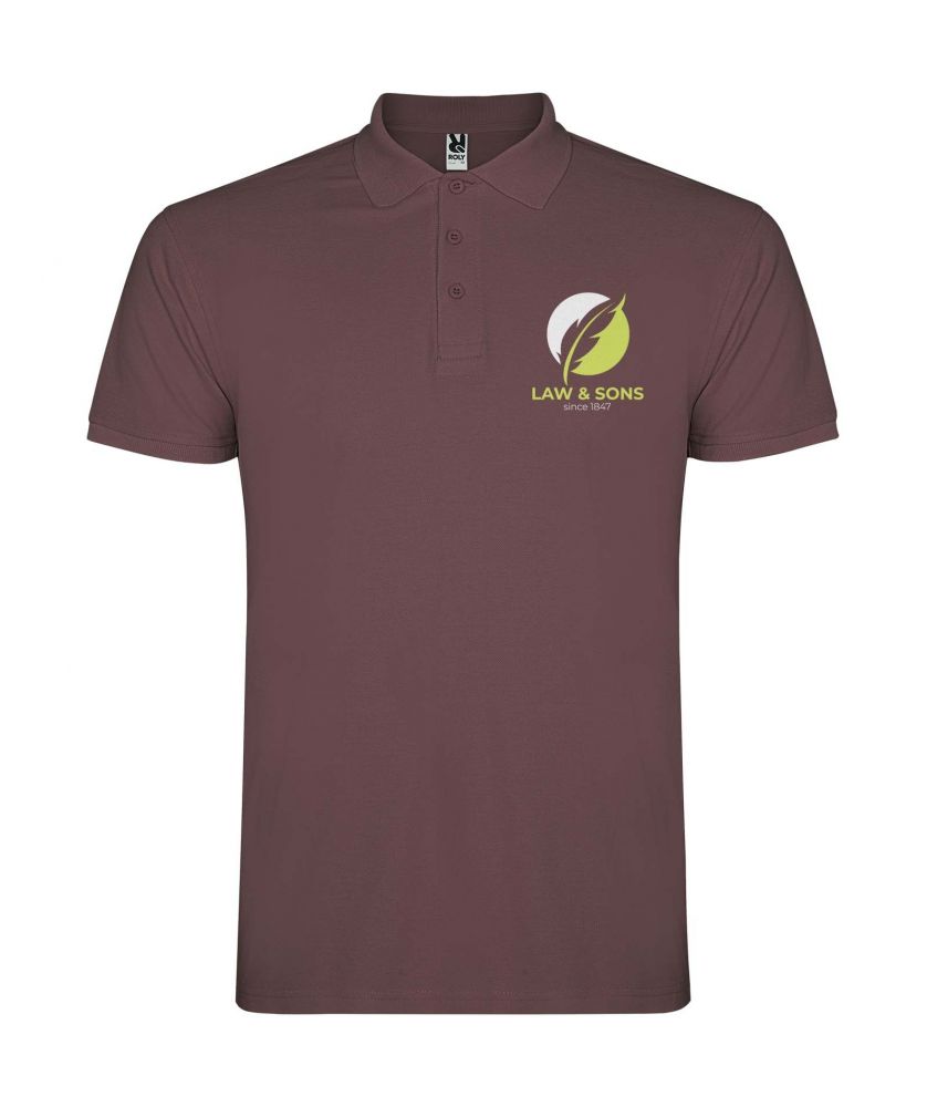 Polo homme personnalisé Star