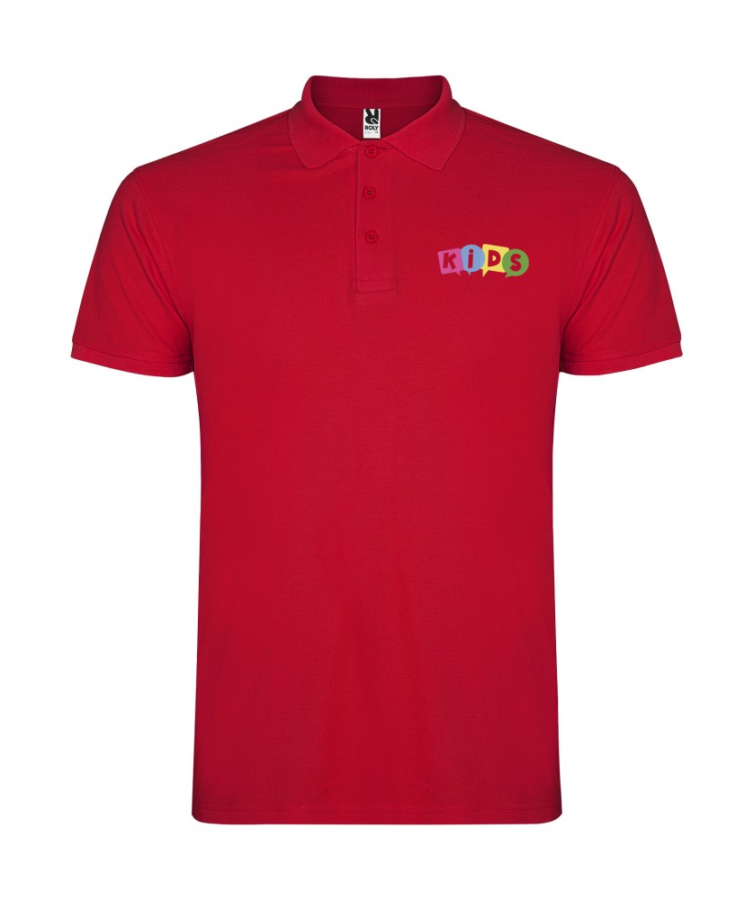 Textiles mode - Polo Star à manches courtes pour enfant | PRINTECOM