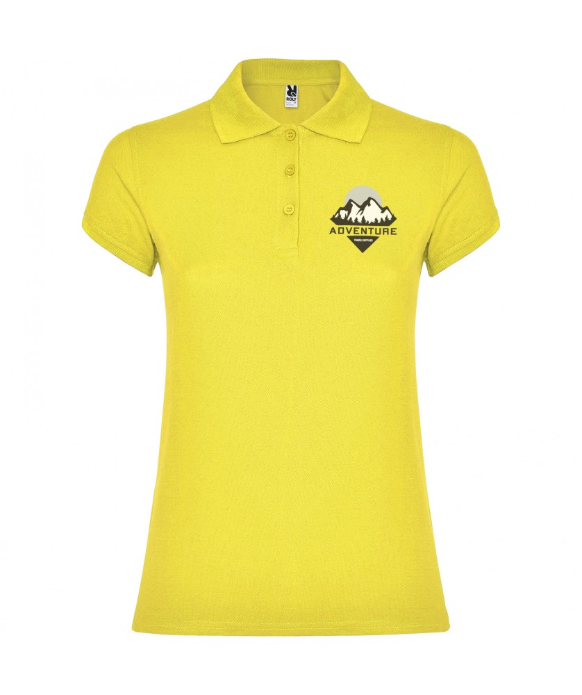 Textiles mode - Polo Star à manches courtes pour femme | PRINTECOM
