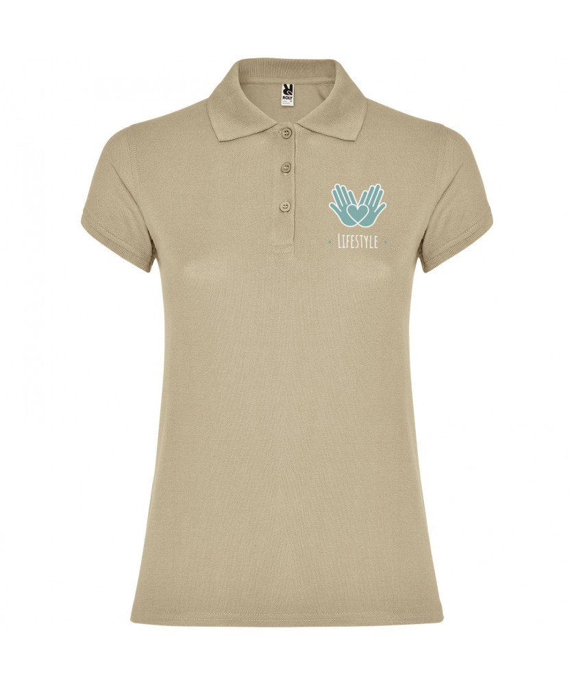 Textiles mode - Polo Star à manches courtes pour femme | PRINTECOM