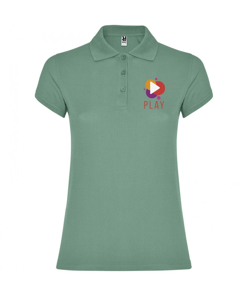 Textiles mode - Polo Star à manches courtes pour femme | PRINTECOM