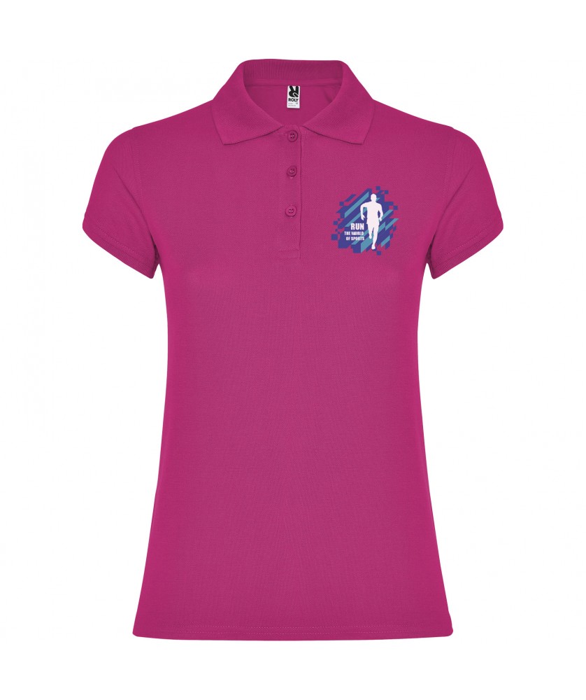 Textiles mode - Polo Star à manches courtes pour femme | PRINTECOM
