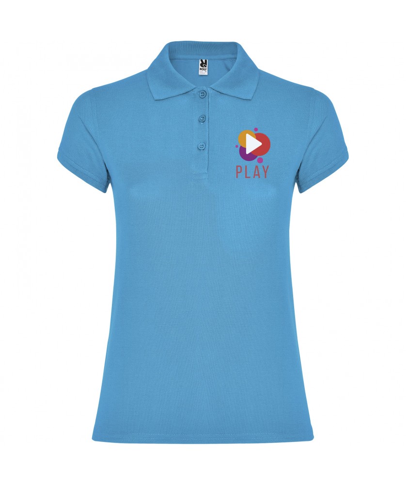 Textiles mode - Polo Star à manches courtes pour femme | PRINTECOM