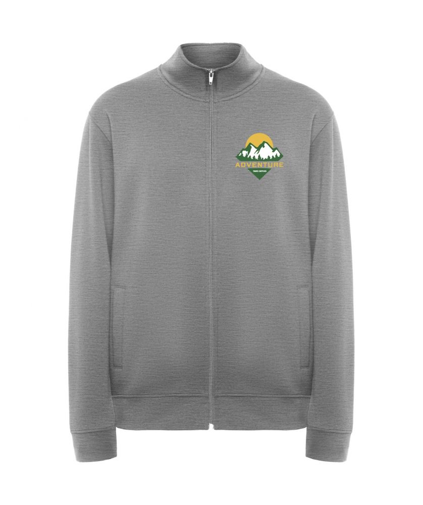 Pull unisexe personnalisé zippé col montant Ulan