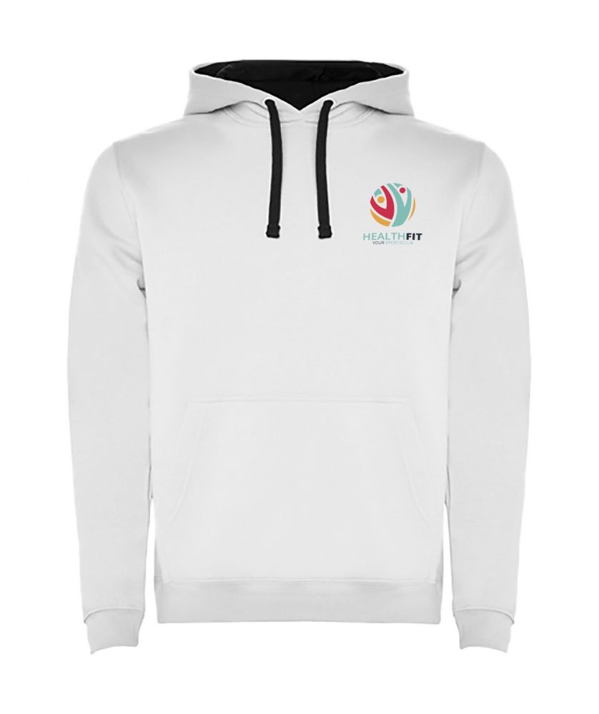 Sweat à capuche homme personnalisé bicolore Urban
